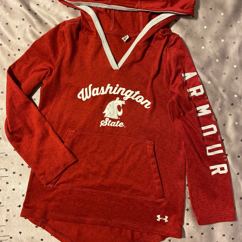 Youth Under Armour Washington State hoodie shirt YS